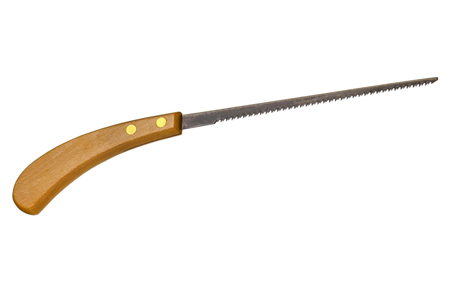 Japanese Hikimawashi Keyhole Saw with Red Beechwood Handle