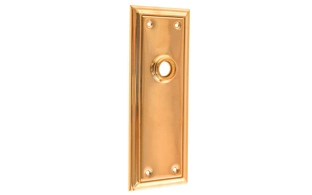 Alvarez Hardware – Brass Escutcheon Door Plate – Classic Vintage Door Hardware