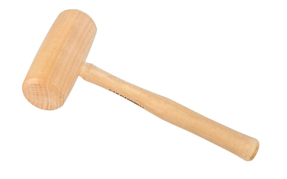 CS Osborne Barrel Shape Hickory Mallet – Genuine Wooden Mallet for Woodworking
