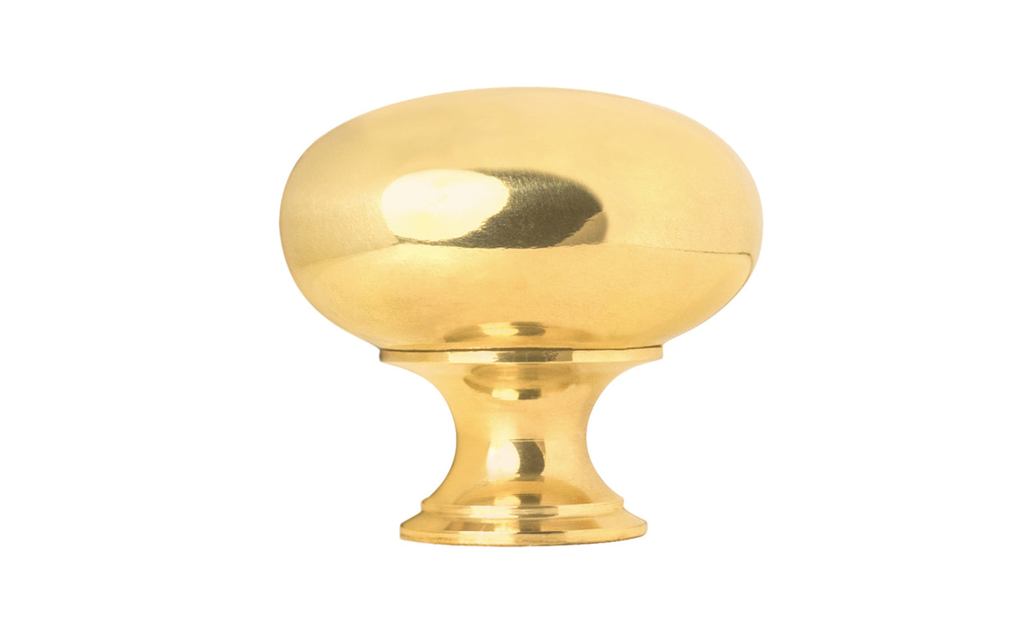 Alvarez Hardware – Classic Brass Cabinet Knob – Unlacquered Brass