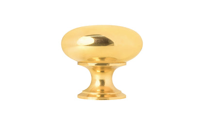 Alvarez Hardware – Classic Brass Cabinet Knob – Unlacquered Brass