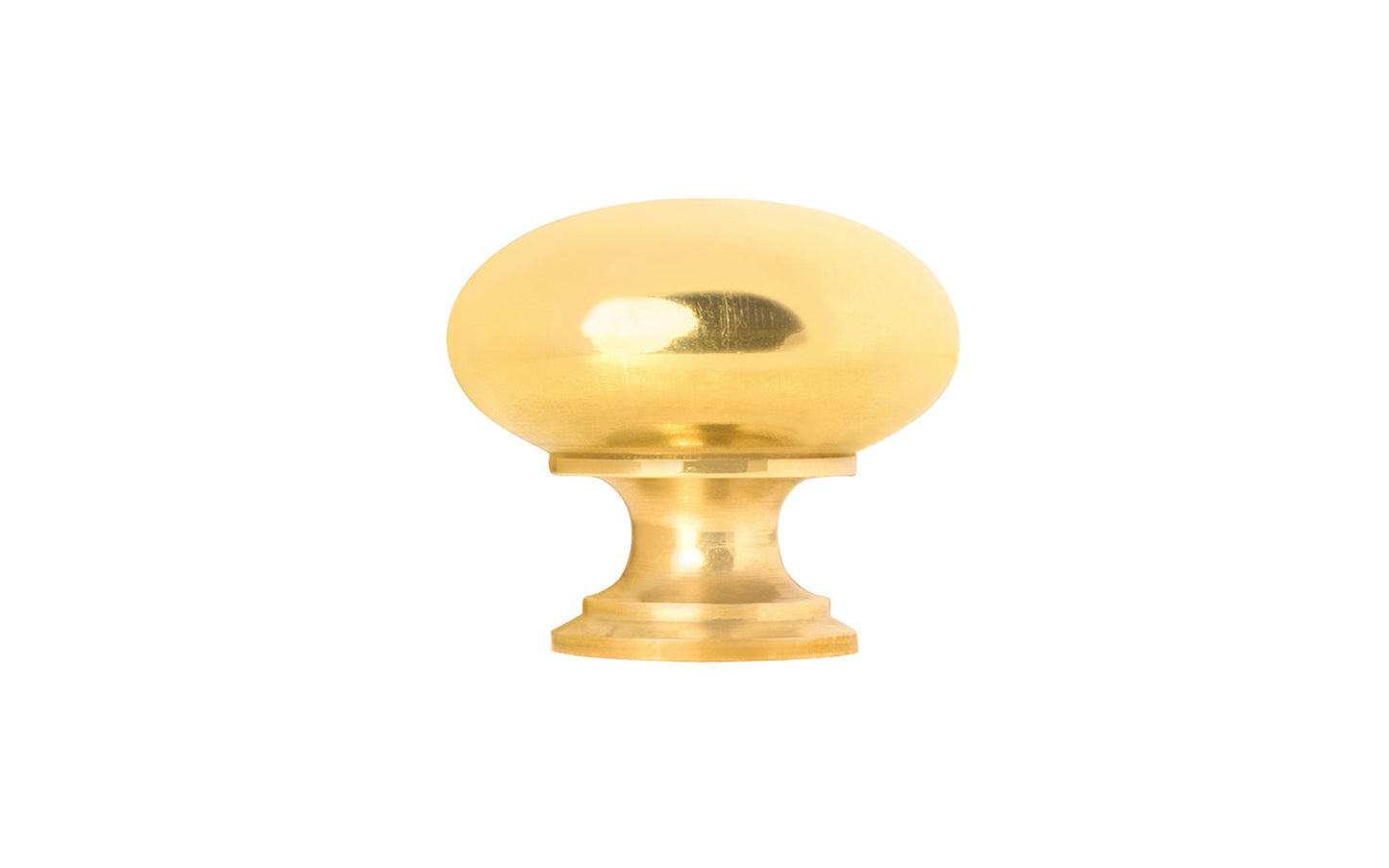 Alvarez Hardware – Classic Brass Cabinet Knob – Unlacquered Brass