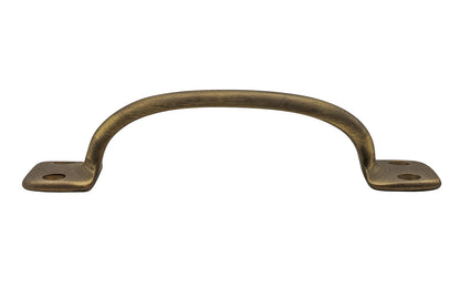 Alvarez Hardware – Classic Solid Brass Handle Pull – 4-Inch Centers