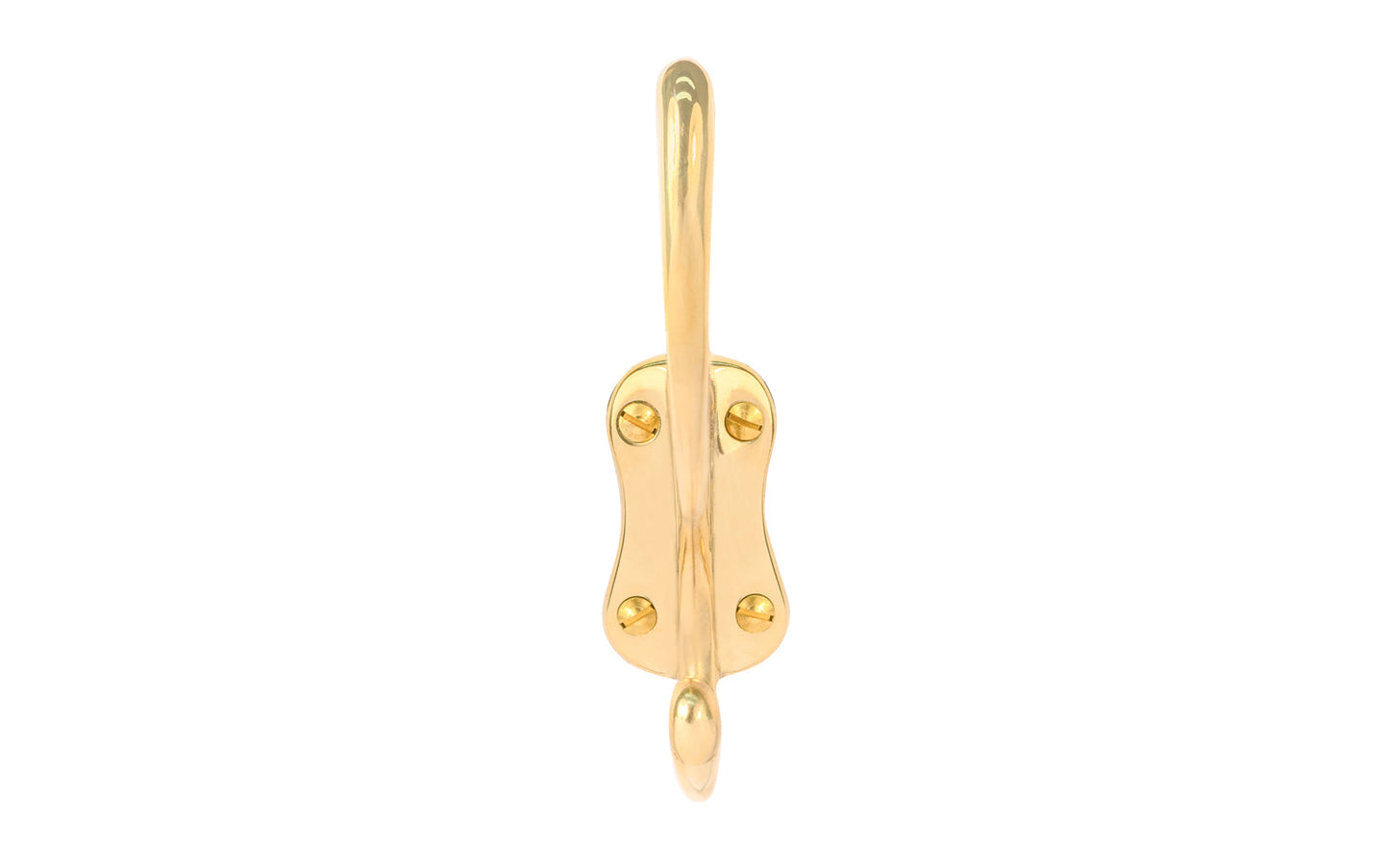 Alvarez Hardware – Solid Brass Hall Tree Hook – Vintage Double Coat Hook
