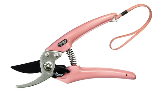 Japanese Saboten pink bypass pruner for garden pruning